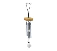 Piccoli campanelli a vento, in alluminio per esterni, con morbidi toni melodici, campanelli da giardino, per cortile, veranda, decorazione per la casa (marrone)