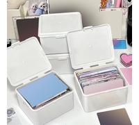 Piccoli contenitori portaoggetti - Contenitore per carte da collezione con coperchio - Organizer per carte collezionabili, scatola per collezionisti sportivi e commerciali per badge e altro ancora