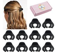 Piccoli fermagli per capelli per donne, ragazze e bambini, piccoli fermagli per capelli sottili/medi spessi, mini clip per capelli opachi da 3,8 cm, clip a forma di polpo antiscivolo, con confezione