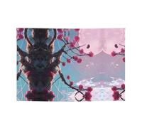 Piccoli fiori rosa che stampano striscioni per le vacanze e fondali da appendere, decorano facilmente la scena della tua festa