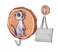 Piccoli ganci adesivi, ganci da parete rimovibili, ganci per cappotto animali da cartoni animati, gancio da parete per chiavi, ganci adesivi, gancio di utilità per decorazione della parete per