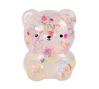 Piccoli Giocattoli Morbidi - Tiny Squeeze Paillettes Bear Fidget Toys, Giocattoli Morbidi Per Bambini Per Ornamenti Da Tavolo Stuffer Pasquale, Giocattolli Rilassanti Per Bambini Per