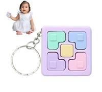 Piccoli giochi di memoria Giocattoli,Brain Bolt alimentato a batteria Fast Light Up Memory Game per bambini | Giocattoli portatili facili da usare con catena appesa per borse, chiavi, zaini