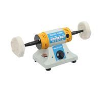 Piccoli gioielli elettrici, lucidatrice per panchina, lucidatrice da tavolo, con cuscinetti da 2 x 4 pollici, 320 W, 800-10000 giri/min, lucidatrice per gioielli, tornio, motore per levigatura e
