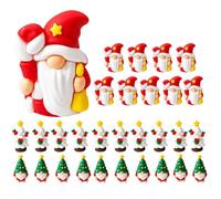 Piccoli gnomi di Natale, piccole statue e statuette come