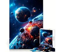 Piccoli lampi cosmici Puzzle da 1000 pezzi per adolescenti Migliora la memoria Gioco rilassante Bordo ordinato Articolo di Babbo Natale Desiderio 38x52cm