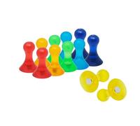 Piccoli Magneti Skittle Color Fruttato Assortiti Per Frigorifero, Lavagna, Tabellone, Archiviazione - Confezione Di 12 Anni