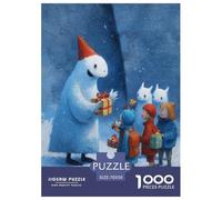 Piccoli Mostri e Bambini Jigsaw 1000Pcs Natale Eve Puzzle Classic Adulti Ragazzi Istruzione Impossible 70x50cm/1000pcs
