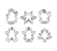 Piccoli ni Per Biscotti,18 Pezzi Stampo Natalizio,Acciaio Inossidabile Festivi Robusti | Per Famiglia Bambini Feste A Casa Party Attività In Classe Progetti Scolastici