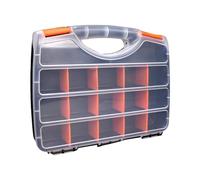 Piccoli Organizzatori di Parti Organizzatori di Strumenti Scatola con Divisori Rimovibili Scatola di Immagazzinaggio Hardware con Chiusure Maniglia Portatile Divisore Regolabile Cassetta degli