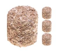 Piccoli pallottole di fieno - 4 pezzi pallottole di paglia compatte di isolamento | Hayrick miniatura, decorazioni per la casa delle bambole, di fieno per casa delle bambole Table di raccolta