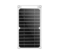 Piccoli pannelli - Caricatore solare USB da 5 V 6 W | Caricatore solare pieghevole tipo C con moschettone | Attrezzatura da campeggio portatile per telefoni, laptop, pompe 'acqua e ricarica