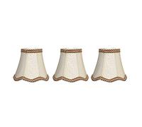 Piccoli paralumi a clip sulla lampadina, Set di 3 Paralume vintage in tessuto per la Decorazione Della Casa per Lampada da Tavolo