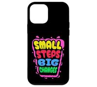 Piccoli passi, grandi cambiamenti, design con scritta Custodia per iPhone 12 mini