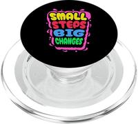 Piccoli passi, grandi cambiamenti, design con scritta PopSockets PopGrip per MagSafe