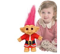 Piccoli personaggi da gioco Troll, simpatici personaggi natalizi, decorazione da scrivania, decorazione per le feste, per bambini, collezionisti e adulti