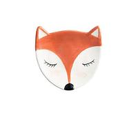 Piccoli piatti piani Piatti in ceramica Home Colazione Piatto a forma di animale Snack Fruit Plate (Rojo 19,2 x 18,6 cm)