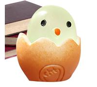 Piccoli pulcini pasquali, pulcini decorativi | Piccola statua decorativa di pollo che di notte, pulcini in resina dei cartoni animati, guscio d' incrinato per la decorazione del giardino