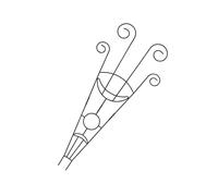 Piccoli rampicanti accatastabili dell'interno dei tralicci della pianta per il traliccio dell'interno in vaso