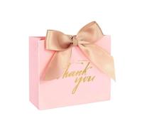 Piccoli sacchetti regalo, Sacchetti regalo piccoli con design ritagliato Scatole for bomboniere da 20 pezzi for confezioni di caramelle e cioccolato for feste(Pink1)