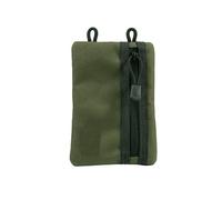 Piccoli sacchetti tascabili portamonete per tutti i giorni da portare in viaggio, multifunzionale, per campeggio, escursionismo, alpinismo, strumento chiave per carte, Verde