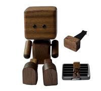 Piccoli scuotimenti in Legno - Piedi Agitanti Uomo Di Legno | Brividi In Legno Per Auto | Numeri Di Legno La Statua Di Tratto | Vivace Figura Estetica Scrivania Per Compleanno Natale