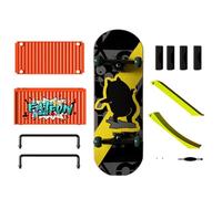Piccoli skateboard per bambini - 5,91 pollici - Set di mini da allenamento per bambini e adulti - Migliorare la flessibilità delle dita. Robusto S