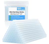 Piccoli stick di colla - Mini stick di colla trasparenti | 90 pezzi adesivi trasparenti per il fai da te per collegare, sigillare e decorare la scuola, i bambini e gli adulti