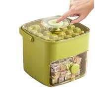 Piccoli vassoi di ghiaccio a cubo - produttore di cubetti di ghiaccio portatili con manico del coperchio - Cocktail Cube Stampi Press per caffè, tè, whisky, bevande, gadget da cucina - Trattamento del