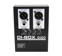 Piccolo 2 Canali Scatola Diretta Scatola Attiva Per Strumento A Mixer Collegamento Eliminatori di Rumore Interfacce MultiPurpose Splitter
