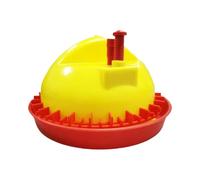 Piccolo abbeveratoio - 3 pollici regolabile in altezza, pollame ABS, serbatoio automatico per quaglie, anatre, tacchini, piccioni, piccoli uccelli e, per interni ed esterni, gleic