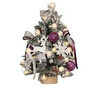 Piccolo Abete De, Abete Da Tavolo - Piccoli Alberi Da Tavolo Da 18 Pollici con Luci - Decorazione Albero Illuminato, Centri Da Tavolo Per Decorazione Festa