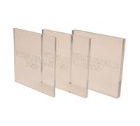 Piccolo Acrilico Quadrato Di Trasparente perspex 1MM A 50MM Spesso 5.1cm, 7.6cm,
