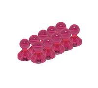 Piccolo Acrilico Trasparente Spingere Pin Magnete per Frigo, Lavagna -