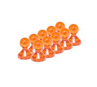 Piccolo Acrilico Trasparente Spingere Pin Magnete per Frigo, Lavagna -