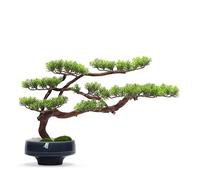 Piccolo Albero Bonsai Artificiale Albero Artificiale Stile Cinese Pino Artificiale di Benvenuto Bonsai Hotel Soggiorno Decorazione della casa Ornamenti Soggiorno Pianta Finta G(B)