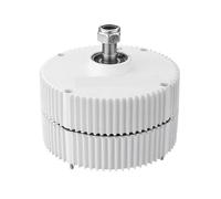 Piccolo alternatore Generatore a magnete permanente a basso numero di giri 1000W 12V 24V 48V Motore a turbina eolica fai-da-te tre fasi,Basso rumore(No Base,SINGLE SHAFT_12V_1000W)