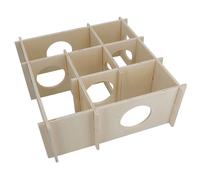 Piccolo animale criceto topi gerbillo noia rompi labirinto divertente in legn...