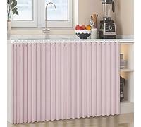 Piccolo armadio da cucina con pieghe a matita, design pieghevole per una facile installazione, perfetto per nascondere tubi e mantenere un'estetica pulita