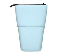 Piccolo astuccio espandibile in tinta unita con supporto, tessuto Oxford multi-design, altezza regolabile, borsa cosmetica multiuso