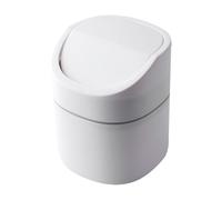 Piccolo bidone 16 x 13 cm, in plastica, con coperchio basculante, cestino per la spazzatura per riciclaggio, accessori per camera da letto, bagno, soggiorno, ufficio o casa spazzatura