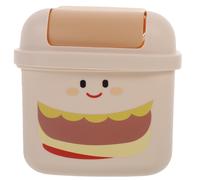 Piccolo Bidone Della Spazzatura Con Coperchio Secchio Immondizia Cestino