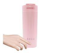 Piccolo bollitore elettrico da viaggio, bollitore portatile, per l'acqua a bollire, birra latte in polvere, fare caffè (rosa)