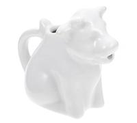 Piccolo Bricco Latte Ceramico a Forma di Animale Bianco