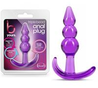 Piccolo ButtPlug Fallo Anale a Sfere per Principianti con Base Curva Dildo x Ano