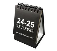 Piccolo calendario da scrivania in piedi 2024-2025,piccolo calendario da ufficio,Orari di inversione mensili | Piccolo calendario da ufficio 2024-2025 in piedi, pianificazione giornaliera, luglio
