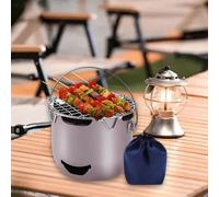 Piccolo Campeggio con Griglia per Uso Interno Ed Esterno