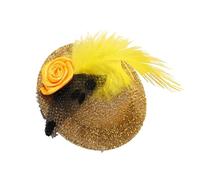 Piccolo Cappello Clip Piccolo Tema Festa Fascinator Hairin Con Fiore Piumato Per Le Ragazze Compleanno Costume Accessori Per Capelli