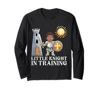 Piccolo Cavaliere in addestramento Warrior Boy Medieval Knight Kid Maglia a Manica