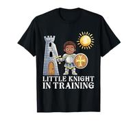 Piccolo Cavaliere in addestramento Warrior Boy Medieval Knight Kid Maglietta